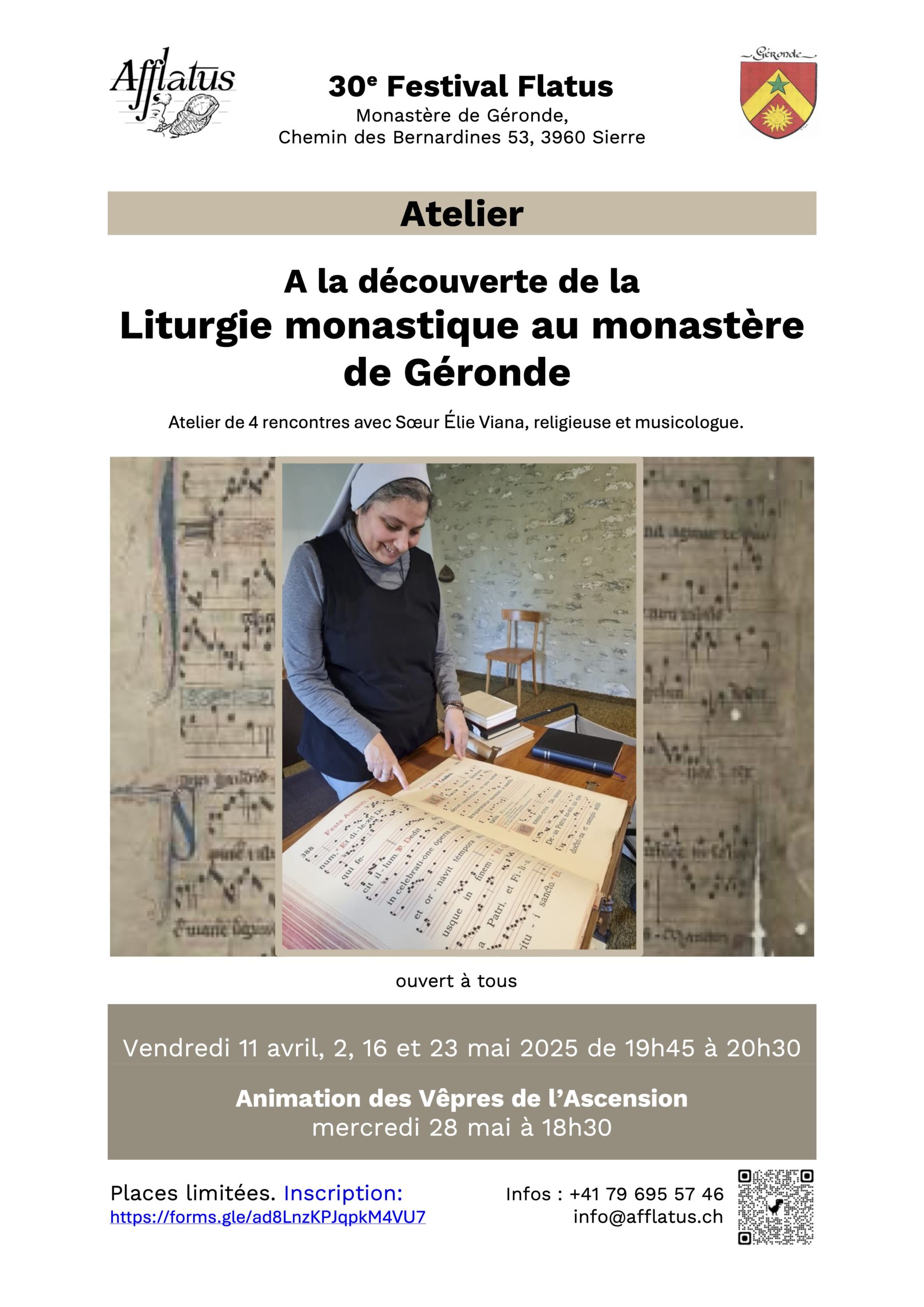 Atelier Chant liturgique à Géronde